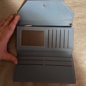 Blue wallet